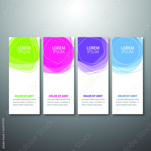 Wallpaper Mural abstract banner design Torontodigital.ca