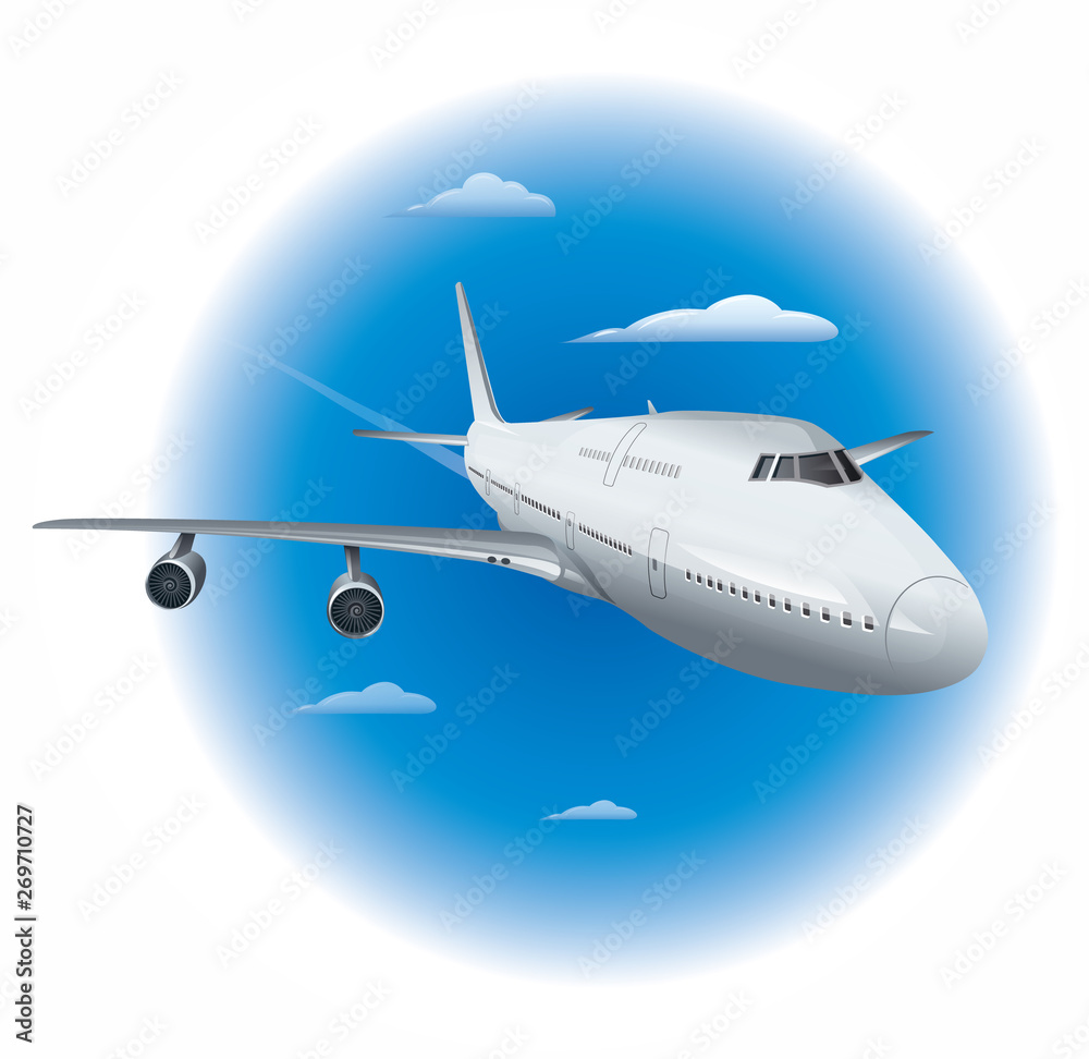 Fototapeta premium passenger airplane