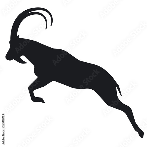 mountain goat silhouette