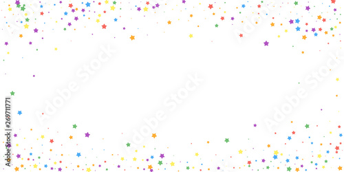 Festive confetti. Celebration stars. Joyous stars 