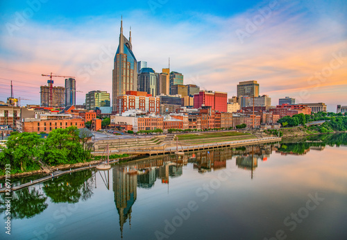 Nashville TN Tennessee Skyline photo