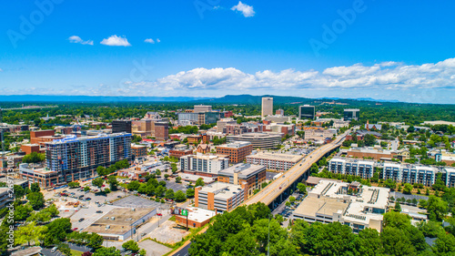 Downtown Greenville SC Aerial from Church Street © Kevin Ruck