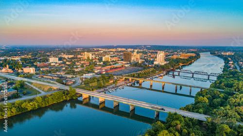 Augusta, Georgia, USA Downtown Skyline Aerial photo