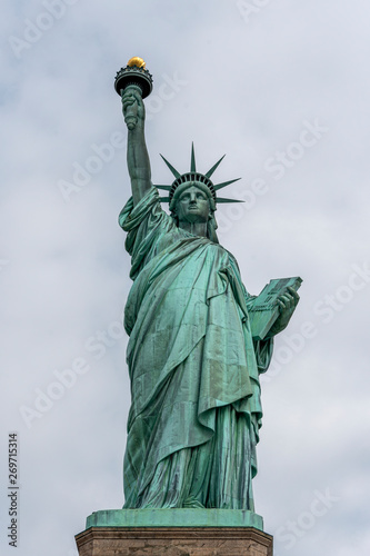 USA  New York - May 2019  Statue of Liberty  Liberty Island