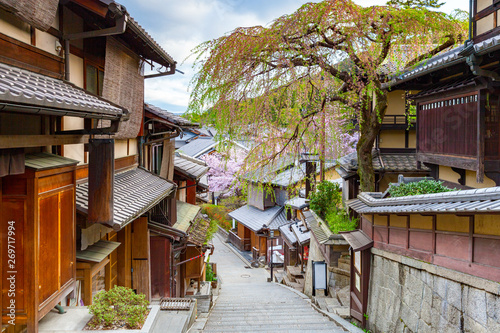 Obraz na płótnie cityscape of kyoto, kansai, japan w salonie