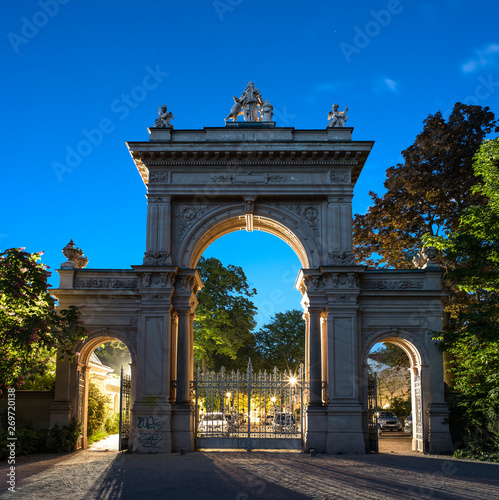 Canvas Print Eingangsportal Bürgerpark Pankow