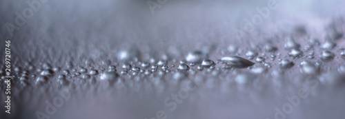 water drops on glass