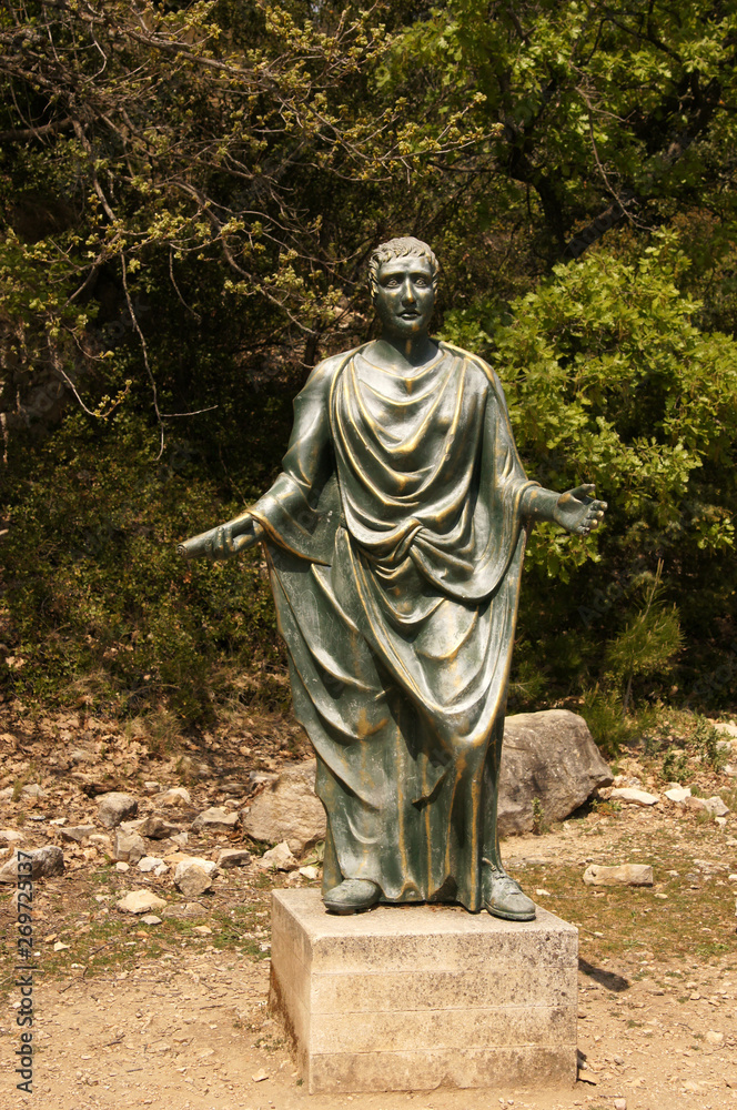 Fototapeta premium Tribun romain, camp de César