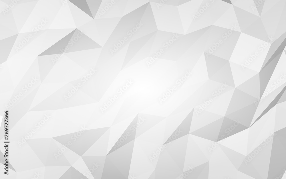 White abstract background. Lowpoly backdrop. Crumpled paper. 3D illustration White abstract background. Lowpoly backdrop. Crumpled paper. 3D illustration