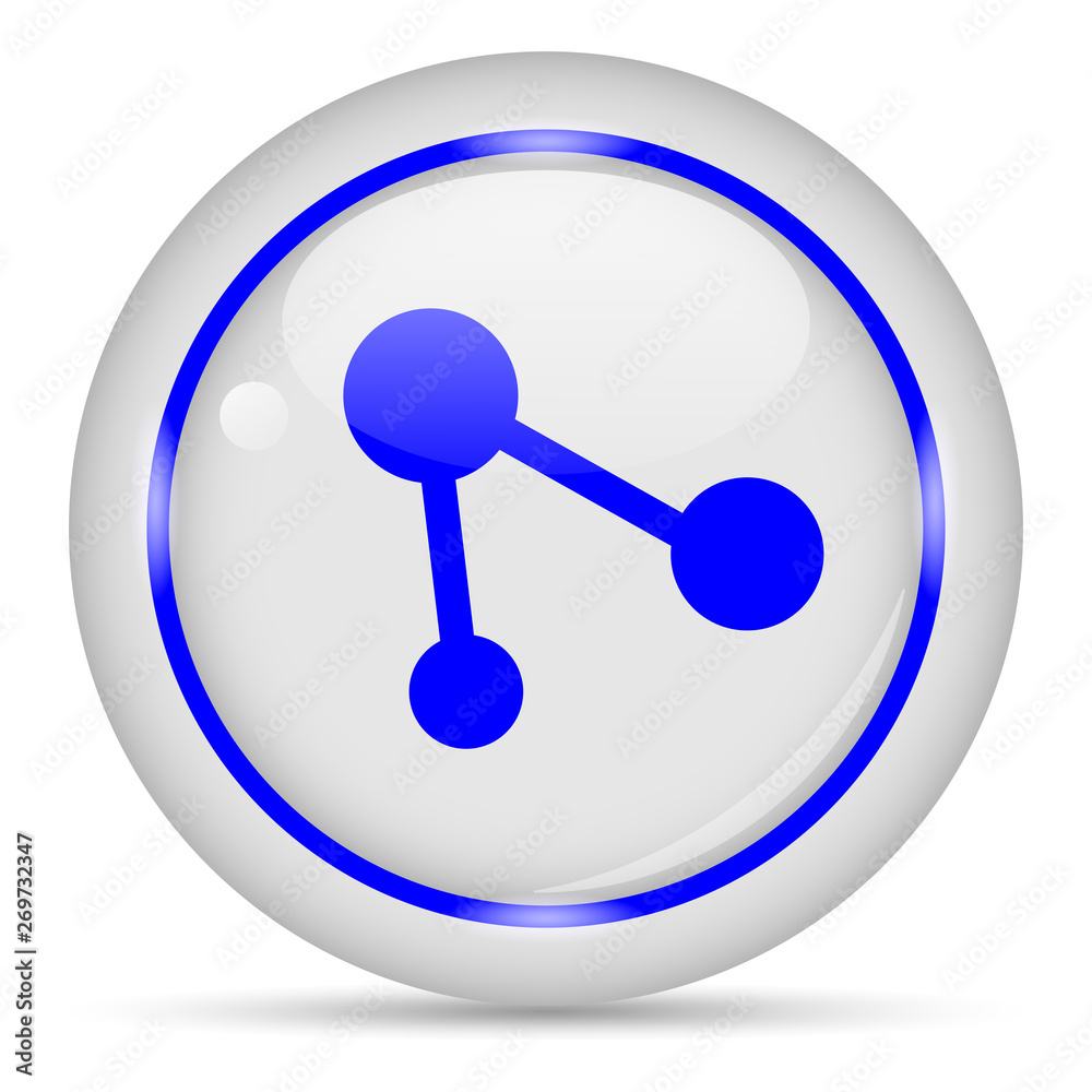 Network icon. White glossy round vector icon in eps 10. Editable modern design internet button on white background. Network icon. White glossy round vector icon in eps 10. Editable modern design internet button on white background.