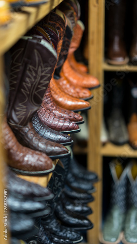 Handmade Cowboy Boots in Shop