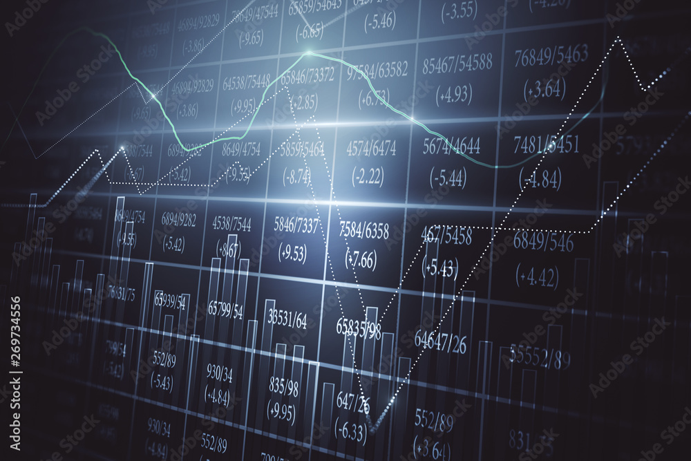 Fototapeta premium Trade and finance concept