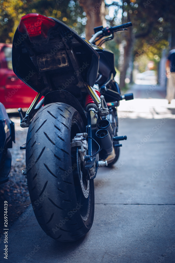 Fototapeta premium moto exhaust