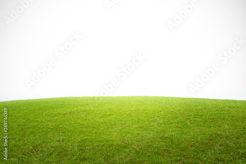 Canvas-taulu Beautiful simple hill landscape on white background