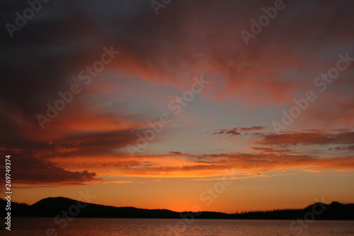 Sunset at Waldo Lake