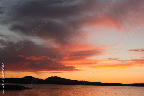 Sunset at Waldo Lake