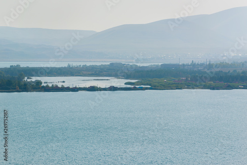 Beautiful view of Lake Sevan, Armenia