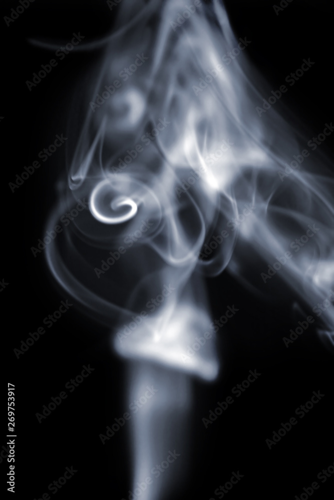 white smoke on black white smoke on black