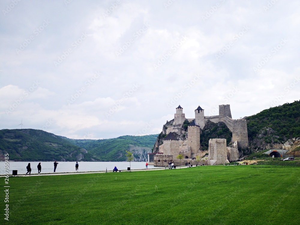 Golubac Fortress - was a medieval fortified town on the south side of the Danube River,