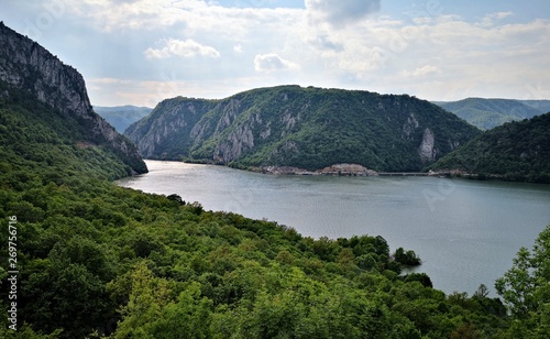 Danube canyon - Cazanele Dunarii - beautiful view 