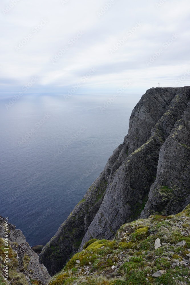 Magic horizon view at the North Cape in Norway