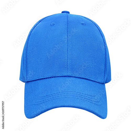 Wall Mural Blue baseball cap isolated