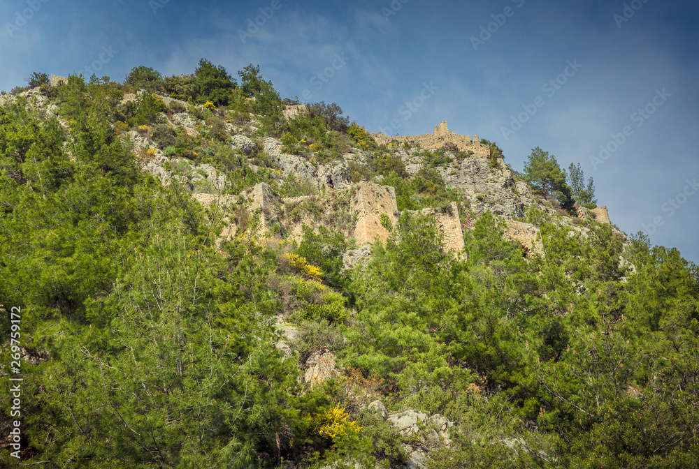 Mountain Castle - Alarahan in Turkey