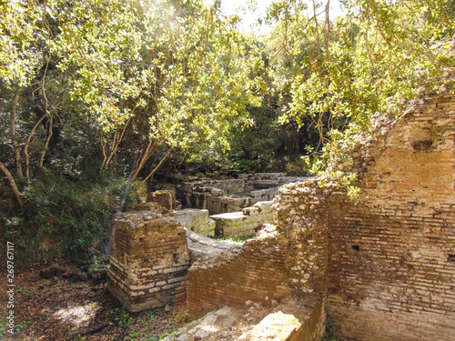 Ruins of the ancient town Butrint