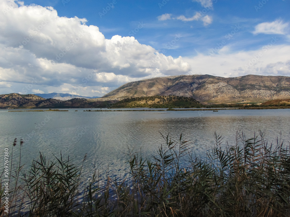 Fototapeta premium View of the Butrint lake