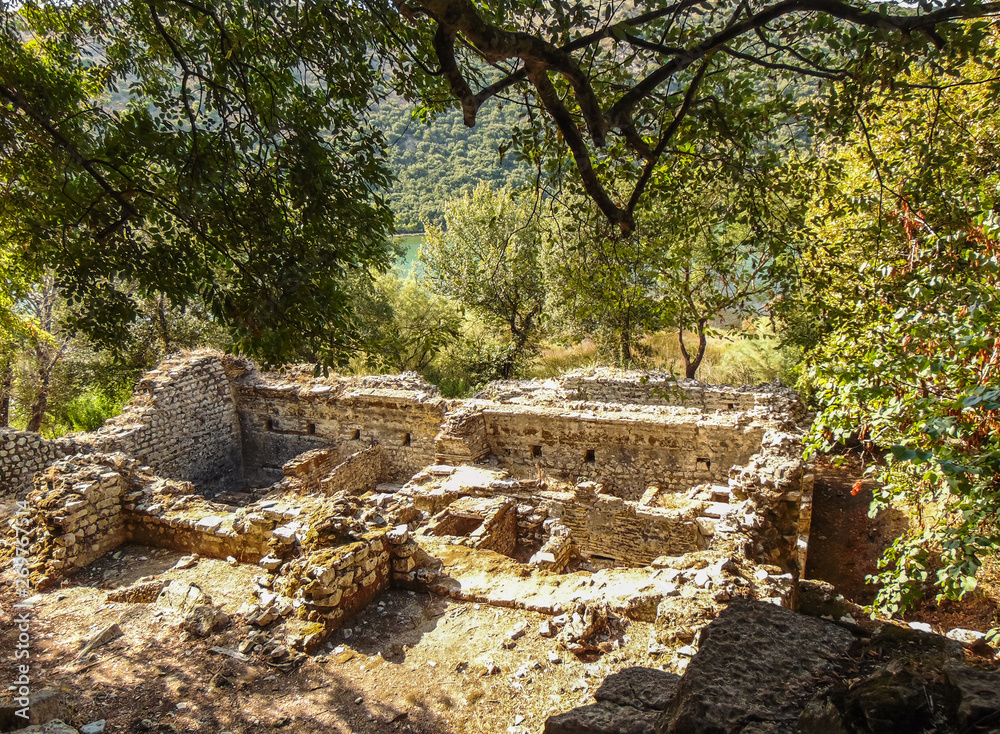 Ruins of the ancient town Butrint