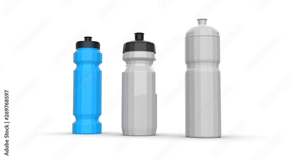 Sport Water Bottle 3D Rendering Sport Water Bottle 3D Rendering