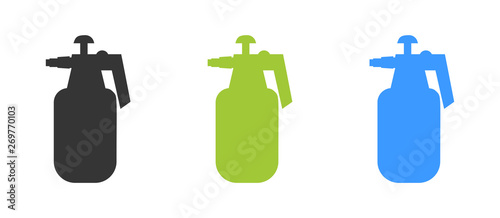 Gardening spray flat icon - vector illustration