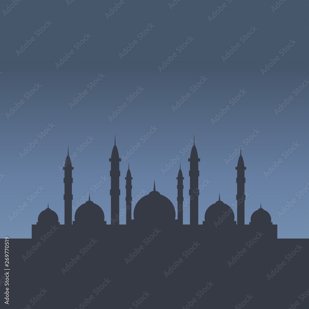 Ramadan Eid Al Fitr Greeting Card template
