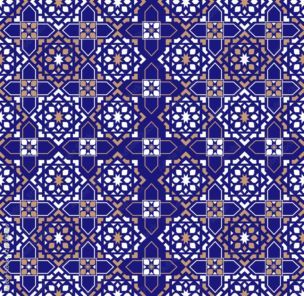 Seamless ceramic tile based on traditional oriental arabic patterns. Vintage multicolor pattern in turkish, morocco, arabic style. Endless pattern of Moroccan, Turkish, Lisbon floor tiles. Seamless ceramic tile based on traditional oriental arabic patterns. Vintage multicolor pattern in turkish, morocco, arabic style. Endless pattern of Moroccan, Turkish, Lisbon floor tiles.