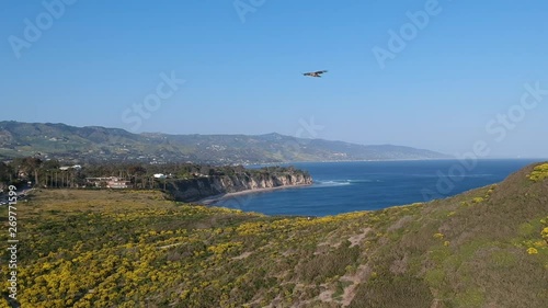 California Landscape Aerial Drone Footage photo