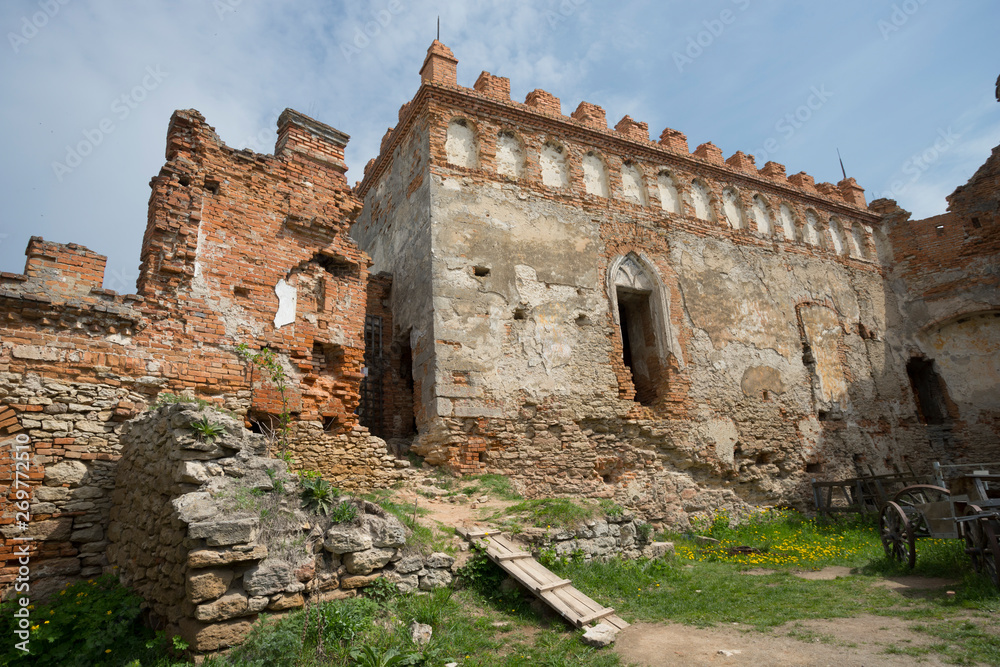 Inside the Medzhubizh castle