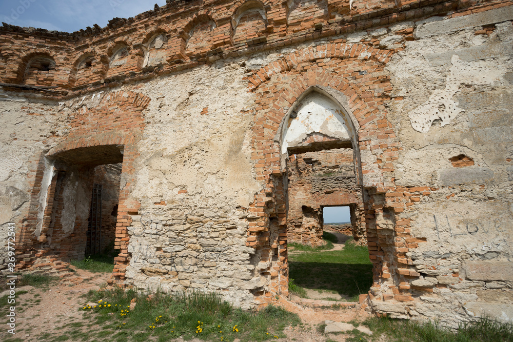 Inside the Medzhubizh castle