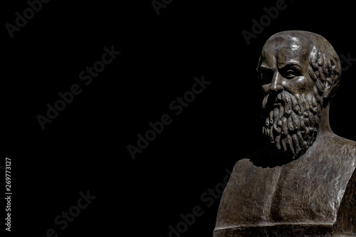 Bust of tragic poet Aeschylus photo