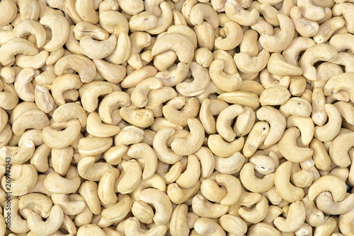 Cashews nut background photo