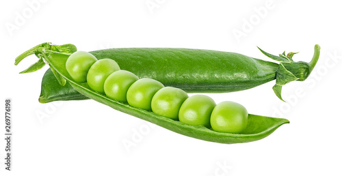 peas isolated on white background