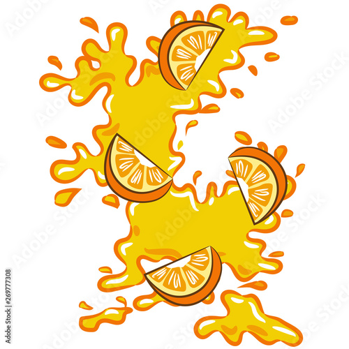 orange vvector clipart design photo