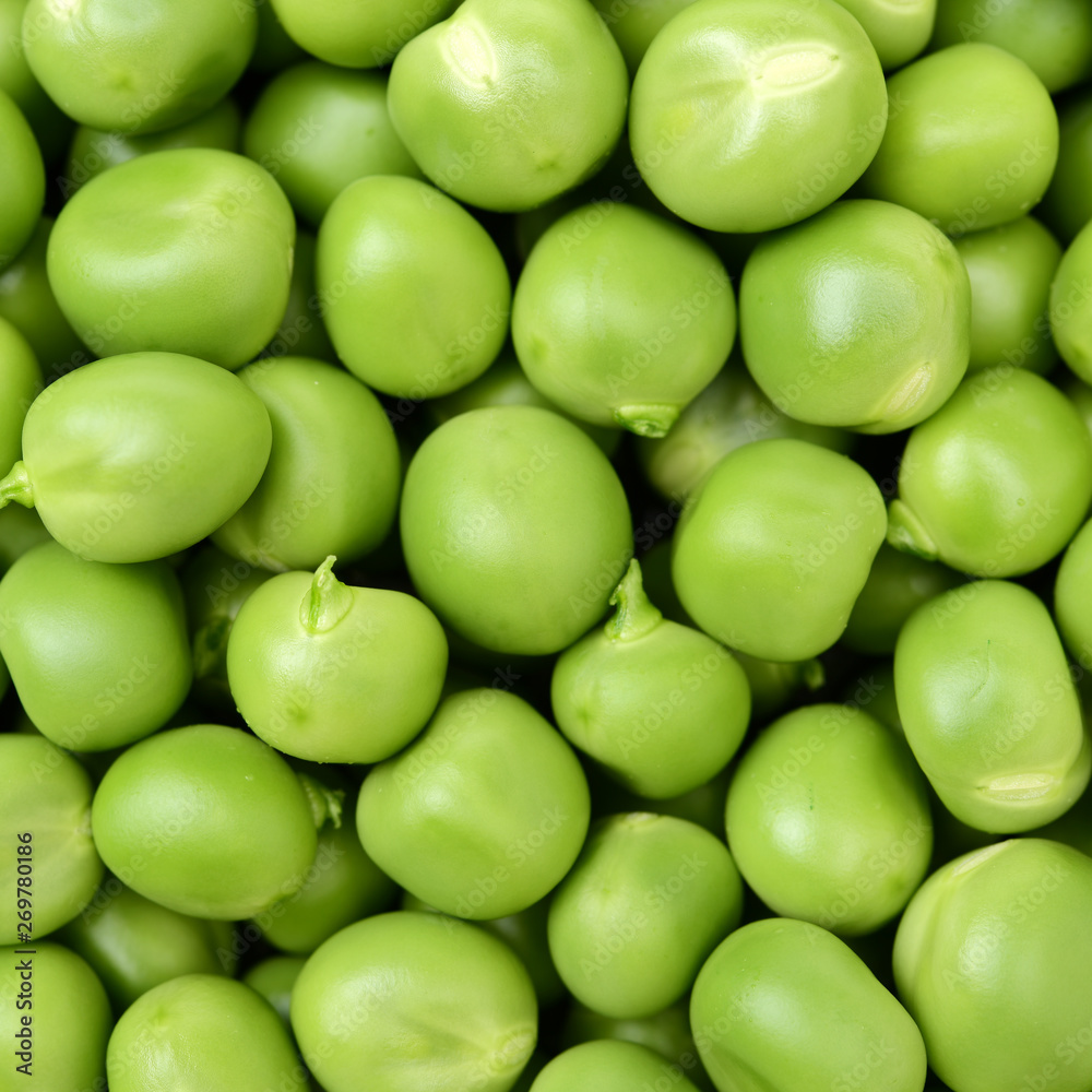 fresh green Peas background texture vegetable