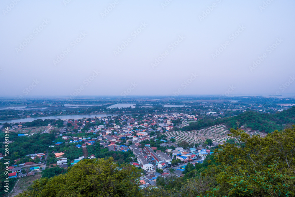 Obraz premium aerial view of the city