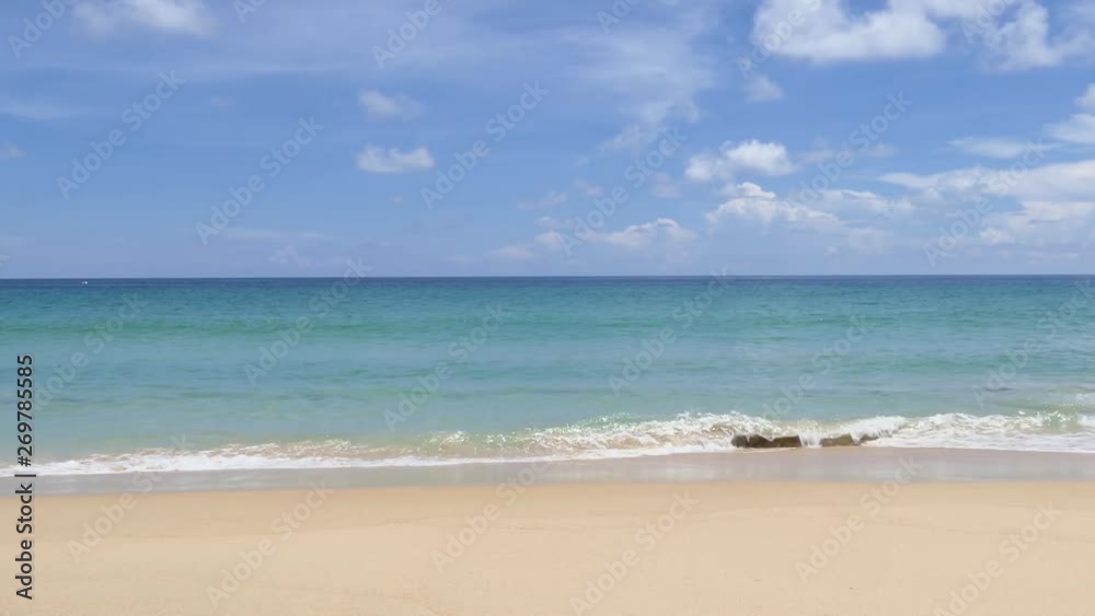 Beautiful sky and sea at Karon Beach Phuket Thailand Beautiful sky and sea at Karon Beach Phuket Thailand