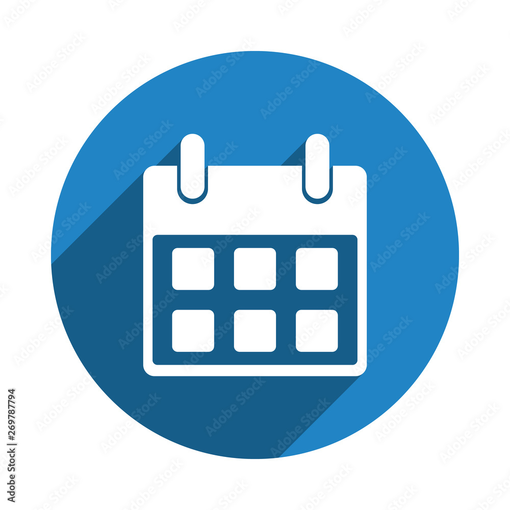 Calendar Icon in flat style. Event, meeting reminder symbol. Calendar symbol for web, app and UI design. Calendar Icon in flat style. Event, meeting reminder symbol. Calendar symbol for web, app and UI design.