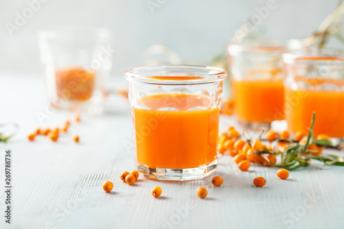 Homemade buckthorn drink