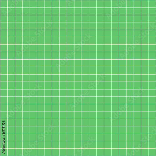 grid square graph line full page on green paper background, paper grid square graph line texture of note book blank, grid line on paper green color, empty squared grid graph for architecture design