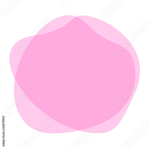 pink free shapes geometric for banner background, simple liquid stain brush flat blob for labels ad copy space, fluid spot template for logo graphic, simple ad banner colored gradient free shape waves