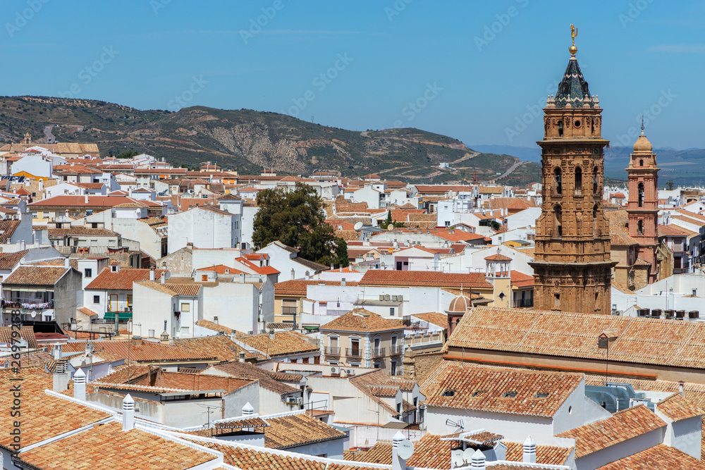 Cityscape in the city of Antequera. Andalucia. Spain.