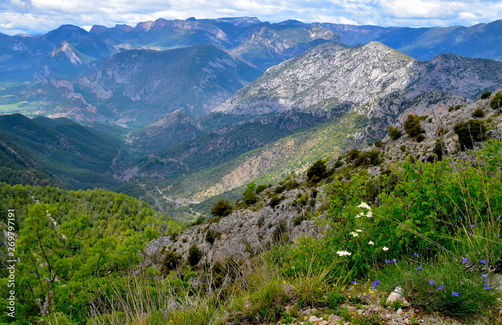 Montagne catalane en Espagne